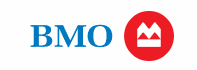 BMO logo with blue “BMO” text and a red circle containing a white stylized crown.